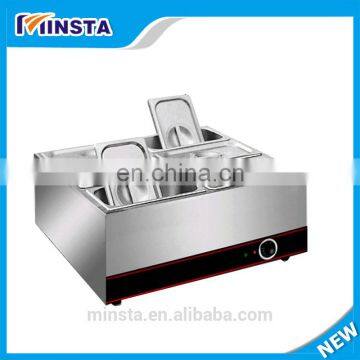 Table Counter Top Stainless Steel Commercial Electric Buffet Hot Soup Food Warmer Bain Marie for Sale photo-2