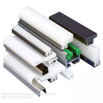 UHMWPE super wear resisting guide rail for conveyor mamchine
