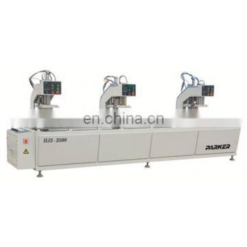 Window door factory used 3 heads pvc window door welding machine