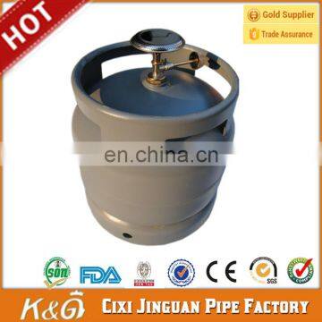 Factory Supply 6kg 14.4L Steel LPG Gas Cylinder, Home Use Gas LPG Cylinder Tank