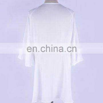 Шифоново-ластовый пляжный купальник-кафтан, сарафан, парео для женщин, подходящий для выхода из воды на пляже photo-6