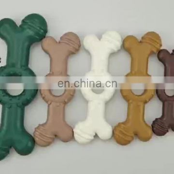 five flavors bone toy for dogs ,beef/mint/milk/chicken/bacon flavor full size bone toy durable chew