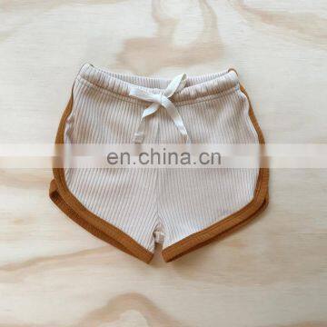 Wholesale Factory Direct Onesie New Summer Baby Boys Girls Ribbed Shorts photo-2