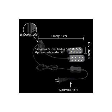 X7 Aquarium LED Light for Tropical Plant Tank 15W 1600LM