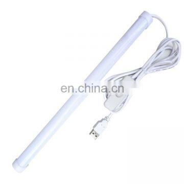 5V usb led tube light Eye protection desk lamp table lamp with usb  Switchable light color 6W