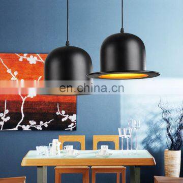 Modern Decorative Tall Hat Shape Indoor Light Fixture Aluminum Pendant Lamp photo-4