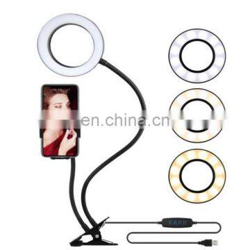New 6 Inch Beauty Fill Light Desktop Mobile Phone Live Light Anchor Artifact Multifunctional Live Support Fill Light photo-2