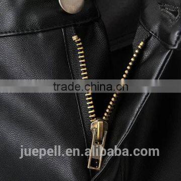 OEM Plus Size Clothing 2015 New Arrival Black Long Leather Pants for Women photo-4