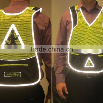 2016 NEW Style Reflective Black Safety Vest for Walker photo-2