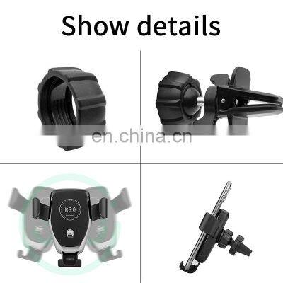 Qi Wireless Car Charger Phone Holder 10W 2020 New Product Wholesale Mobile Phone Q12 Car Wireless Fast Charger For IPhone photo-4