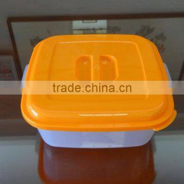 4L Plastic Food Container, Salad Bowl, Salad Container With Lid photo-4