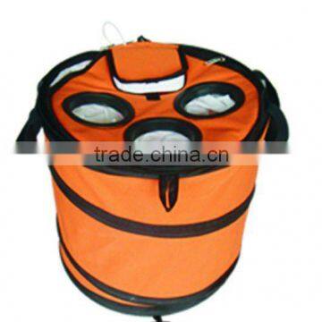 Pop-up Cooler bucket with Cup Holder,made in China direct factory