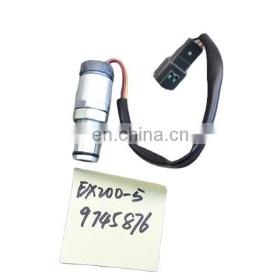 Excavator solenoid valve 9745876 EX200-5 Hydraulic solenoid valve