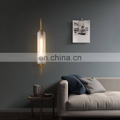 Nordic Post-modern Light Luxury Glass Cover Wall Lamps for Decoration