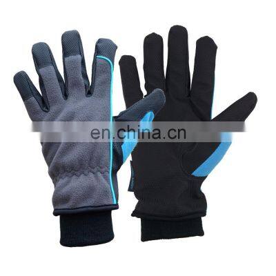 HANDLANDY Leather Gloves with Fleece Lining insulate Waterproof and Windproof Thermal Winter Gloves Sport Gloves Outdoor