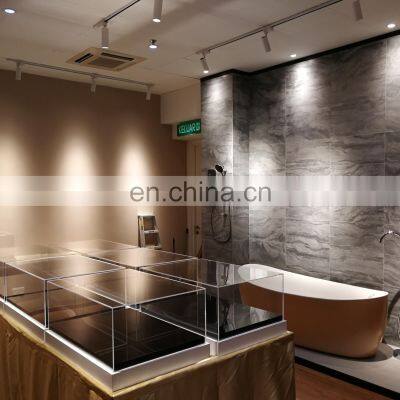 Rustic Ceramic Floor Tile Salt and Pepper Polished Porcelain Floor Tile photo-3