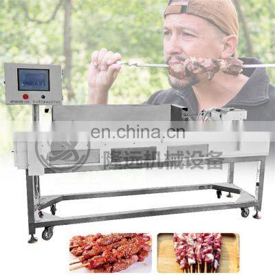 Hot Sale Automatic Chicken Mutton  Kebab Making Machine Skewer Machine Party  BBQ  Kebab Roasting Machine