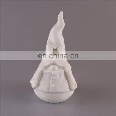 New Custom Diy Kid Ceramic Santa Clause Christmas Items With Painting