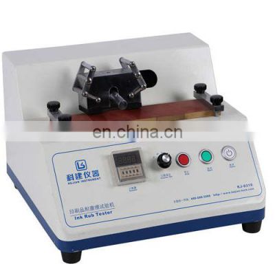 Paper Cardboard Ink Rub Resistance Tester Abrasion Performance And Decolaration Rate Of Printing Ink