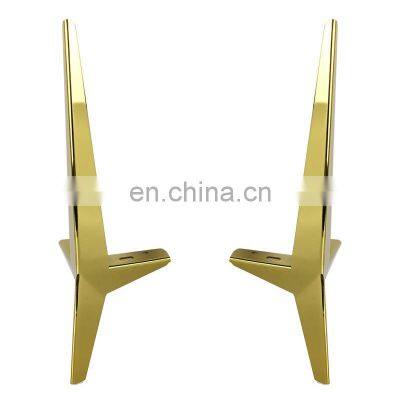 Chair Legs Wholesale New Design Heavy Duty Hot Sale Cross X Stool Dining Modern Luxury Gold Metal Furniture Base Chair Legs