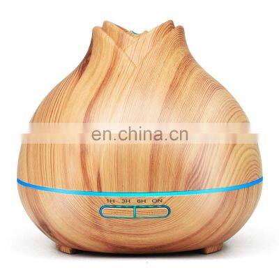 2019 Hot Sale Light Wood Grain 400ml Aromatherapy Essential Oil Diffuser