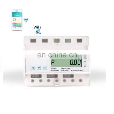 Smart Energy Meter Modbus Din Rail Three Phase Power Quality Analyser Prepaid Electricity Meter