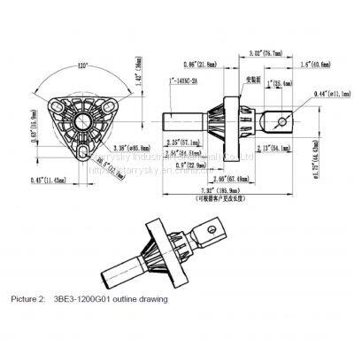 ANSI/IEEE Standard Integral LV Bushing Triclamp Secondary Bushing Integral Flange Bushing for Padmount Transformer 5/8in & 1in photo-3