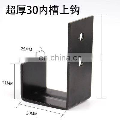 Tile Display Fixed Buckle Wall Hanging Hook Button Black Tile Display Bracket