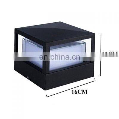 Outdoor Waterproof Landscape Pillar Light Home Garden Pathway Lawn Post Light Fence Door Bollard Light