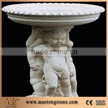 Baby Fountain, Beige Marble Fountain