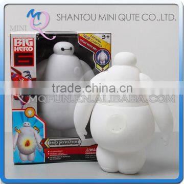 Mini Qute America European Hot Selling cartoon model big hero 6 baymax action figures kids collection educational toys NO.BH009