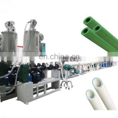 KLHS PP PE PPR plastic tube making machine corrugated pipe machine HDPE pipe extruder line