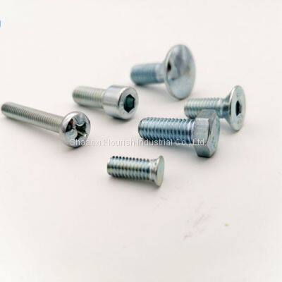 Steel Mechanical Fixings and Fasteners Machine Screws With Different Head Types and Specifications photo-2