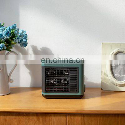 Best seller Home Room Office 2000 battery Water Anion Night Light electric cooling portable mini usb desk table fan