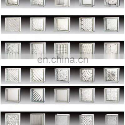 190mm*190mm*80mm Building Clear Decorative Hollow Glass Wall Block Brick photo-2