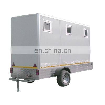 Hot Sale Biodegradable Landwasher Mobile Environmental Container Toilet With Trailer