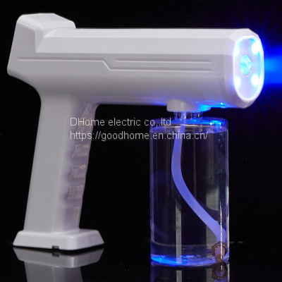Blue Ray Nano Wireless Atomizer Spray Gun Handheld Spray Gun Charging Spray Sterilizer Touch Screen Disinfection Gun（Wechat:13510231336）