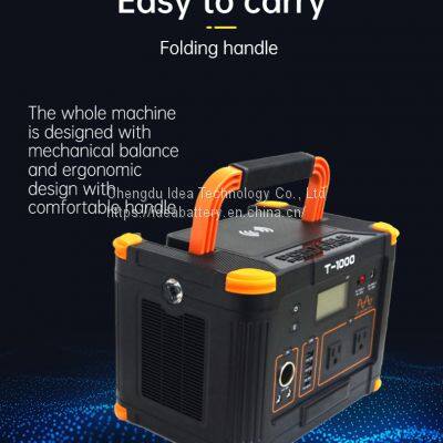 COOLADEA Waterproof Camping Solar Portable Power Station Generator 1000W photo-4