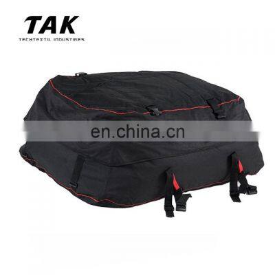 600D PVC Tarpaulin Auto Roof Cargo Carrier Rooftop Travel Storage Luggage Bag photo-4