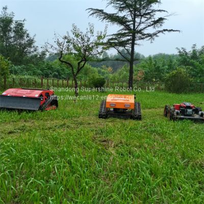 remote control lawn mower, China track mower price, radio controlled lawn mower for sale