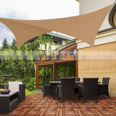 16'x16'x16' Triangle shade sail waterproof Canopy Patio Garden Outdoor blinds shade