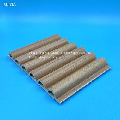 Wall Cladding WPC Exterior Outdoor Composite Wall Panel Wood Wall Panel Co-extruded Fluted Cladding Panel 160-15mm photo-5
