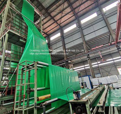 8m wide 1.0mm thick green LLDPE geomembrane