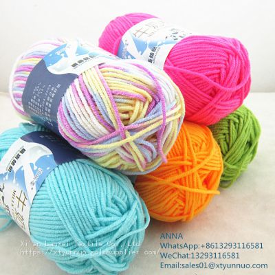 For Hand Knitting,sweater Acrylic Baby Soft Wool 100% Cotton Yarn