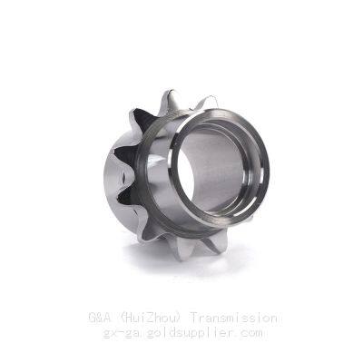 Silver Star-shaped Sprocket, Metal Sprocket, Star-shaped Gear, Silent Chain Sprocket photo-3
