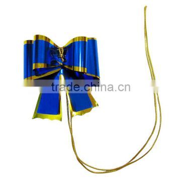 3.5 INCH Mattellic PET Butterfly Bow With Golden Edge for Gift Packing or party deoration