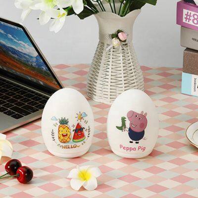 Silicone LED Night Light Lamp Top Seller Creative USB Rechargeable Cute Silicone Light Home Decoration Egg Shaped photo-5