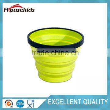 Silicone Collapsible Travel Cup x-sized 100% Food-grade Silicone Mug for Camping and Hikin