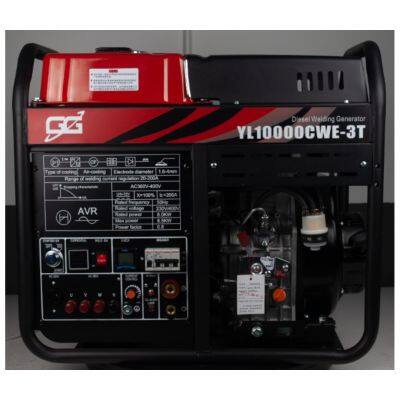4.0KW Small Diesel Engine Welding Generator Set DC 180A Portable Diesel Power Welding Generator Combo Electric Welder Machine