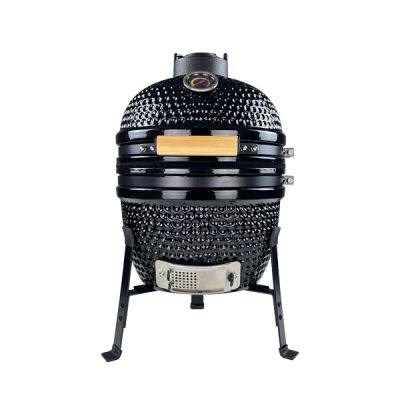 RG Kamado BBQ Grill 13 Inch Mini Compact Ceramic Barbecue Smoker For OEM ODM
